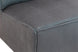 foto do sofá living 1 lugar módulo central maraú na cor cinza claro focando no acabamento do tecido