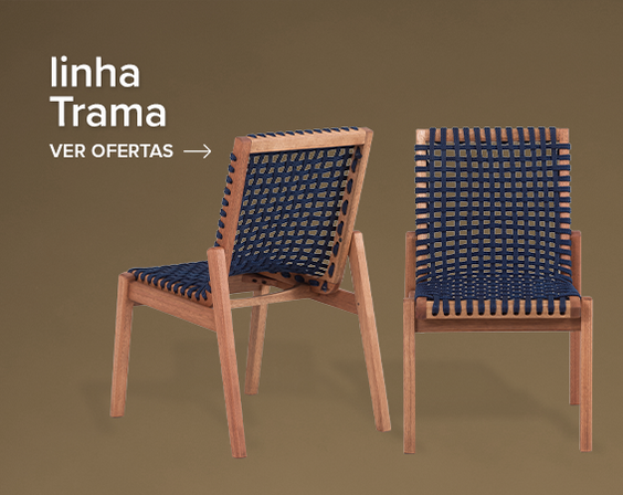 Linha de Móveis Trama para varanda