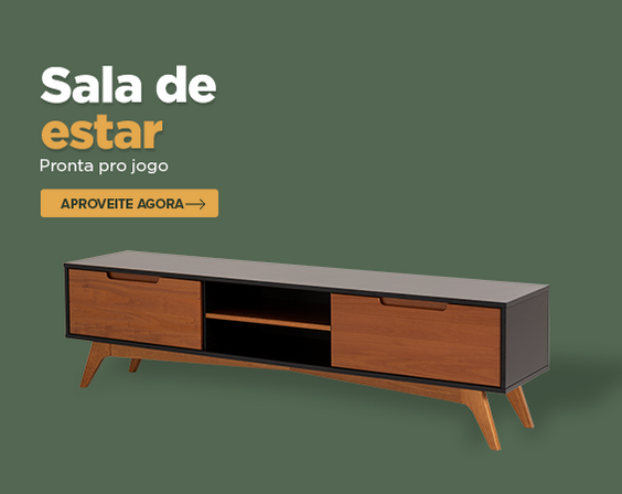 Móveis para curtir a copa do mundo na sala de estar