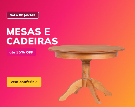 Mesas e cadeiras para a sua sala de jantar