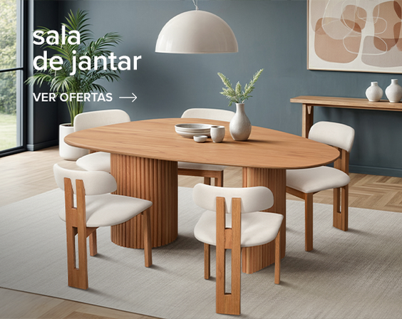 Móveis elegantes para sala de jantar 