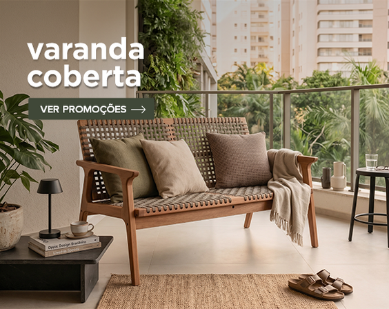 Móveis para varanda coberta