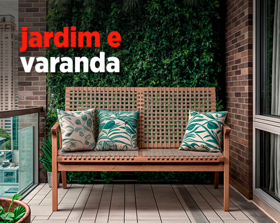 Móveis de madeira para Jardim e Varanda