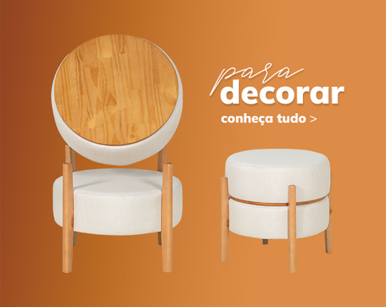 Móveis de madeira para decorar 