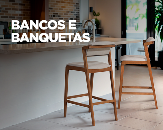 Bancos e banquetas de Madeira