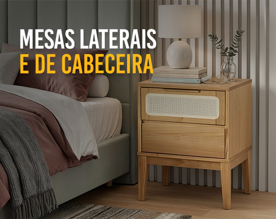 Mesas Laterais e de Cabeceira
