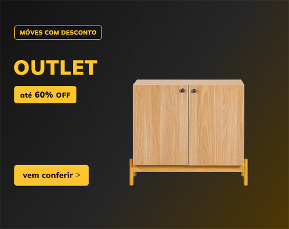 Móveis de outlet com desconto