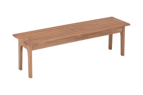 Banco de Madeira 2 Lugares Bertioga Jatoba cotas vista superior