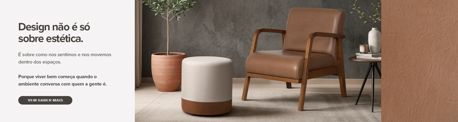 Móveis de design a preço acessível