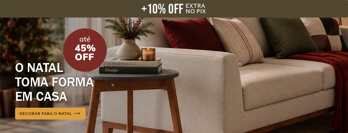 Móveis de madeira para decorar o seu Natal com 10%off no pix