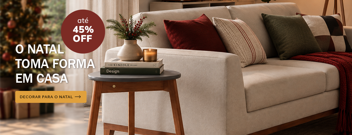 Móveis de madeira para decorar o seu Natal