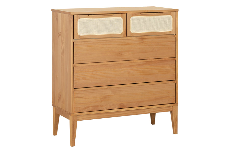 Cômoda 5 Gavetas Serena - Mel