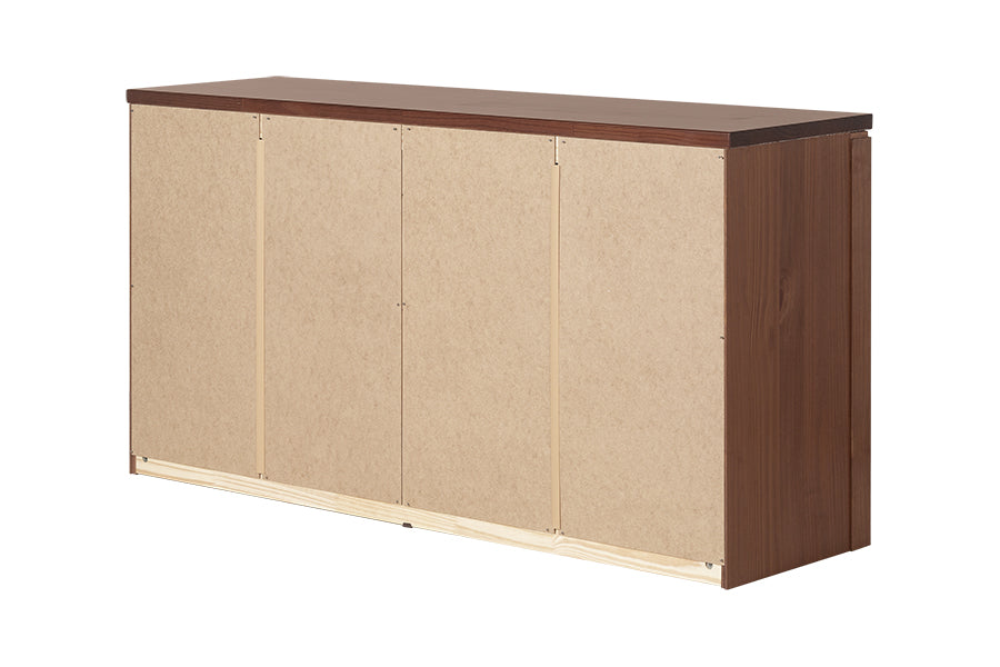 Cômoda para Quarto 6 Gavetas Sintonia - Amêndoa vista de costas