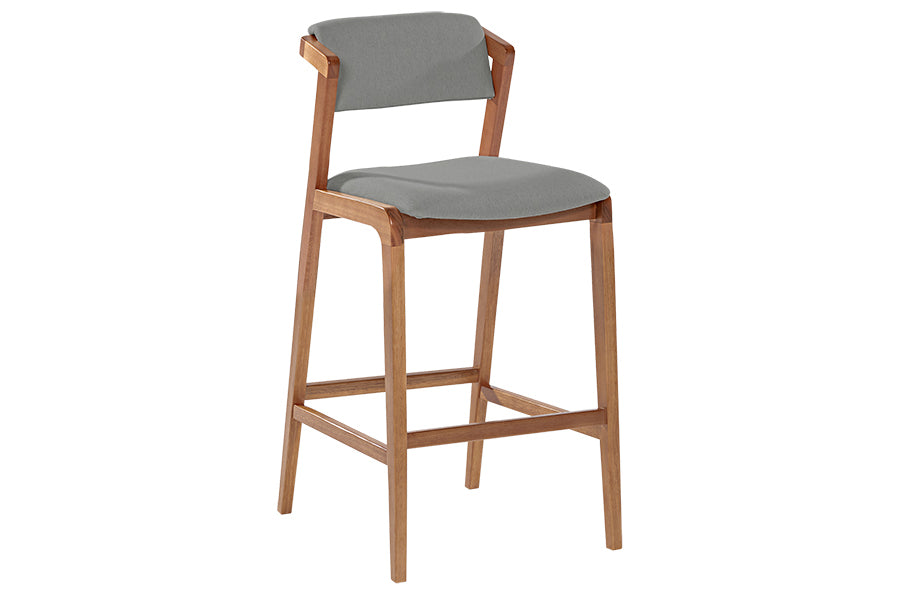 Foto em ângulo Banqueta Alta Santorini