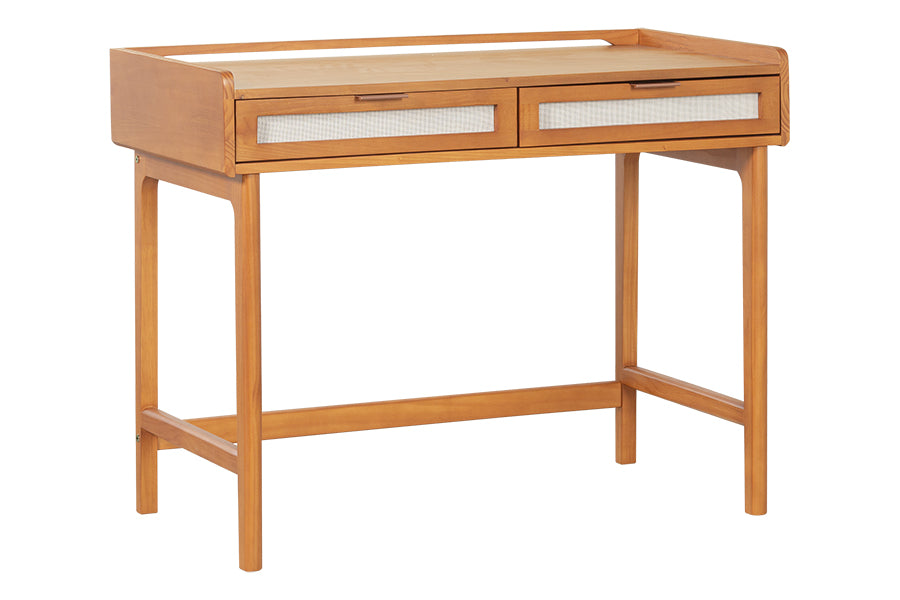 Escrivaninha com Gavetas Nora - Nozes