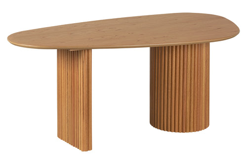 Mesa de Jantar 6 lugares Organica visto em perspectiva