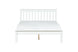 Cama de Casal Habitual Branco Para colchão 138x188 vista de frente