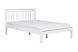 Cama de Casal Habitual Branco Para colchão 138x188 vista em perspectiva