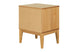 Mesa de Cabeceira 2 gavetas Serena 50x41,5 cm - Mel vista de costas