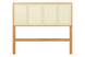 Cabeceira de Cama King Size Serena 195 cm - Mel vista de frente