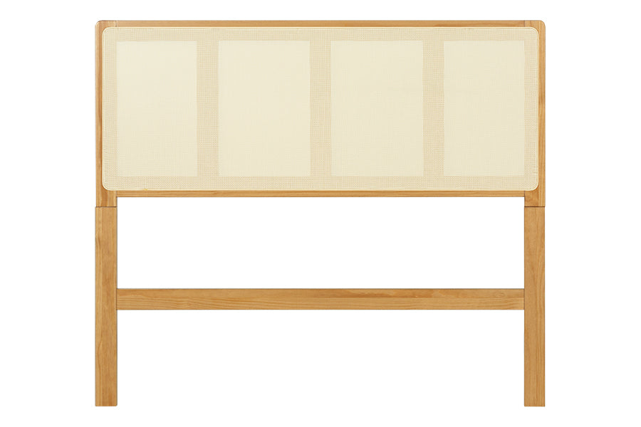 Cabeceira de Cama King Size Serena 195 cm - Mel vista de frente