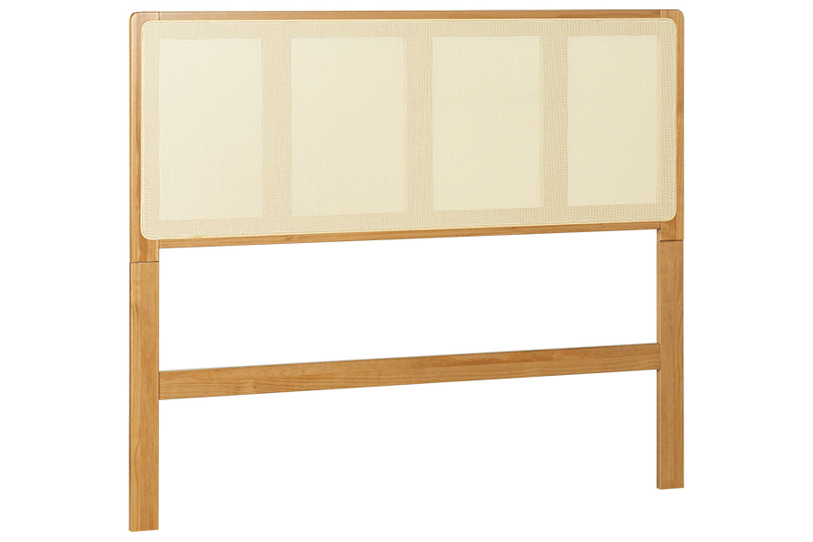 Cabeceira de Cama King Size Serena 195 cm - Mel vista em diagonal