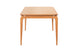 mesa de jantar cascais 160x90 mel visto de lado