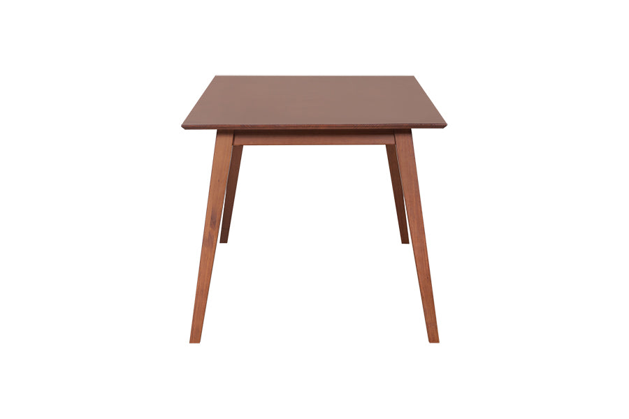 mesa de jantar 8 lugares lotus caramelo vista de lado