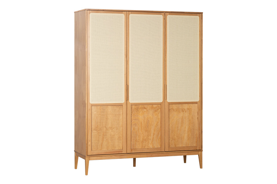 Guarda-Roupa 3 portas Serena visto em diagonal