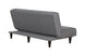 Sofá-Cama 3 Lugares Denver - Tecido Cinza visto de costas