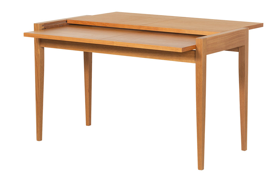 Mesa de Jantar Extensível Pina - Nozes abertura parcial