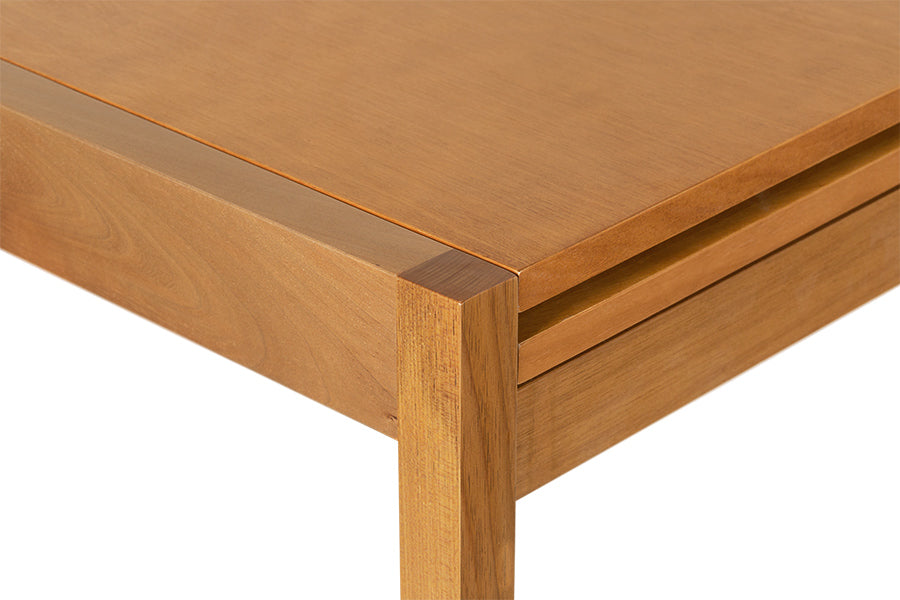 Mesa de Jantar Extensível Pina - Nozes detalhe tampo
