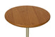 Mesa Lateral Ello 65 cm - Fendi e Champanhe detalhe do tampo