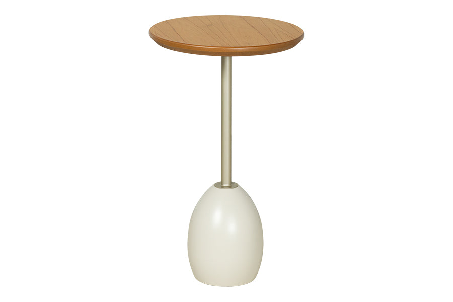 Mesa Lateral Ello 65 cm - Fendi e Champanhe