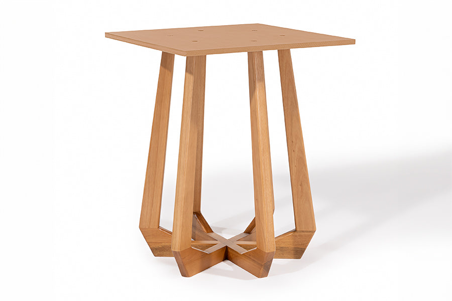 Mesa de Jantar Redonda de Madeira Átrio 130 cm - Mel