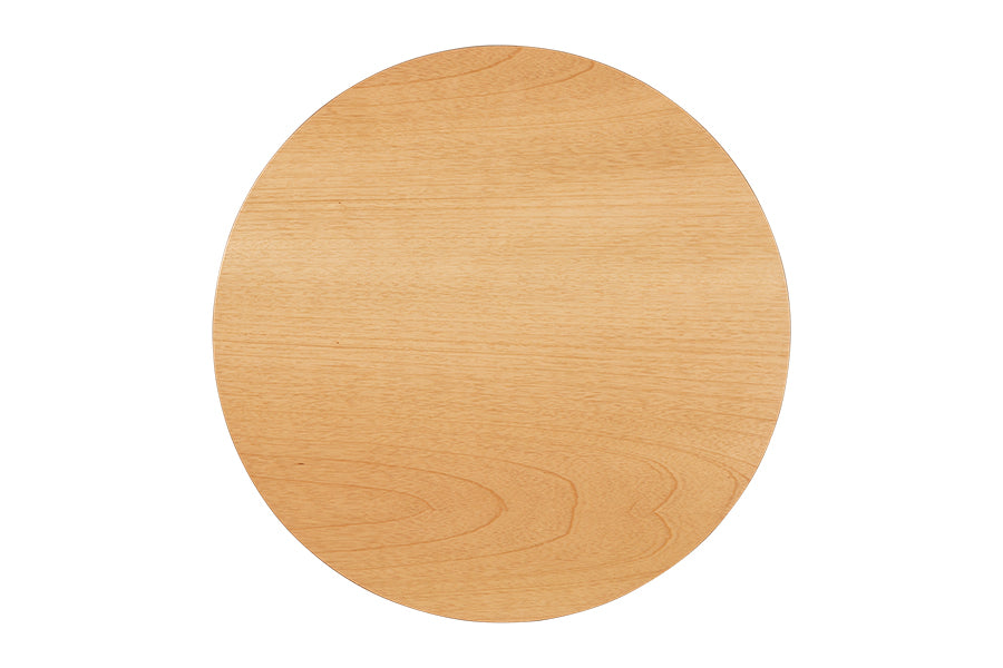 Mesa Lateral Baixa Redonda Laccio 50 cm tampo