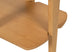 Mesa Lateral Due Areia 60x40x65,5 cm detalhe do encaixe
