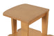 Mesa Lateral Due Areia 60x40x65,5 cm parte de cima