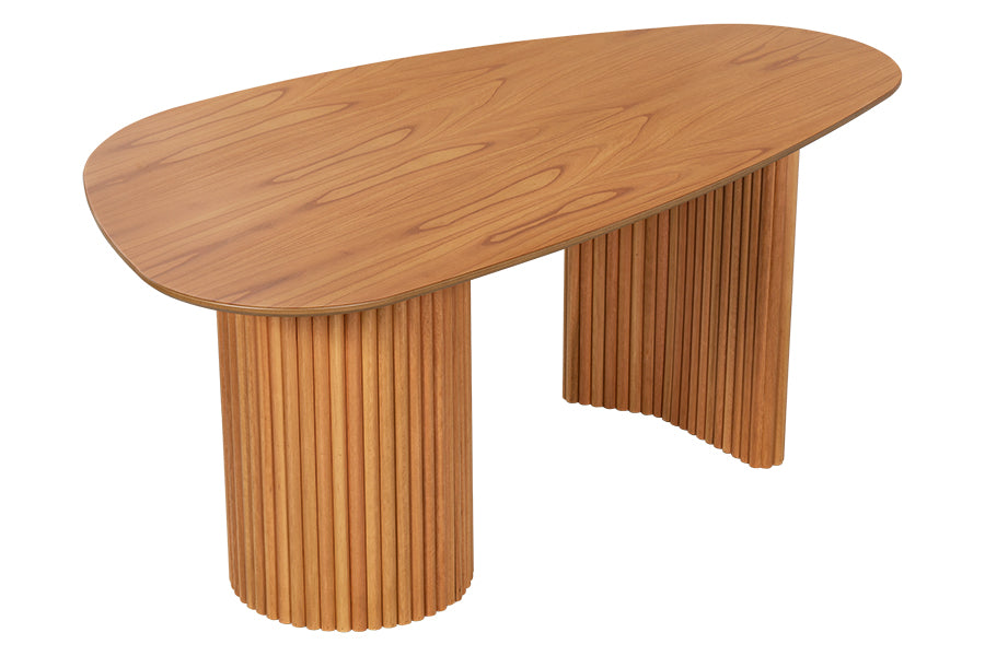 Mesa de Jantar 6 lugares Organica visto em perspectiva
