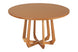 Mesa de Jantar Redonda de Madeira Átrio 130 cm - Mel