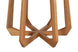 Mesa de Jantar Redonda de Madeira Átrio 130 cm - Mel pes