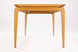 Mesa de Jantar de Madeira 6 Lugares Cascais 180x90 cm Mel detalhe embaixo