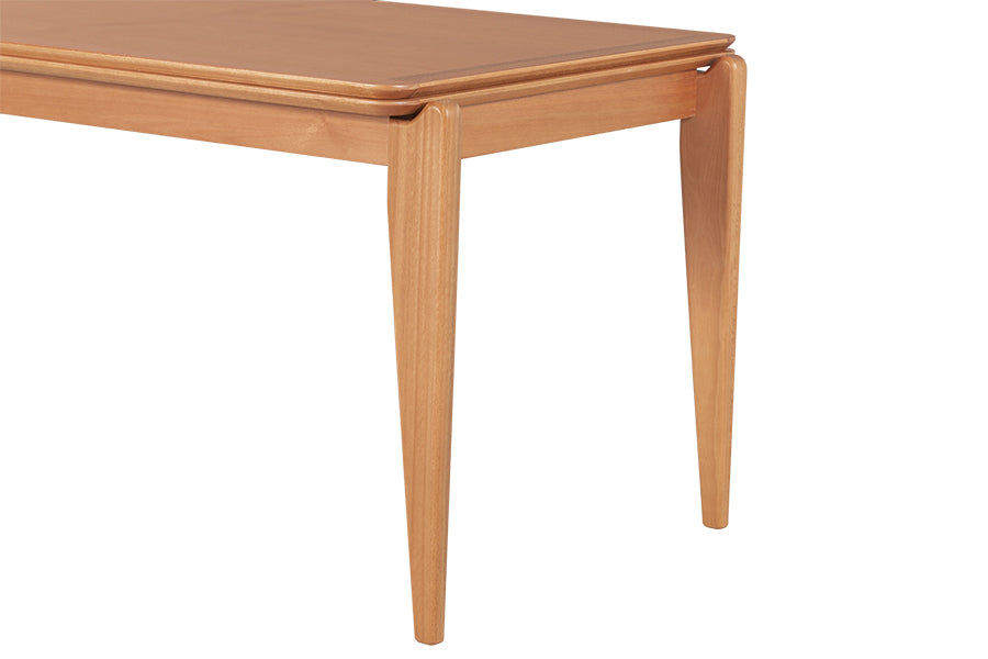 Mesa de Jantar de Madeira 6 Lugares Coimbra 180x90 cm - Mel cabeceira