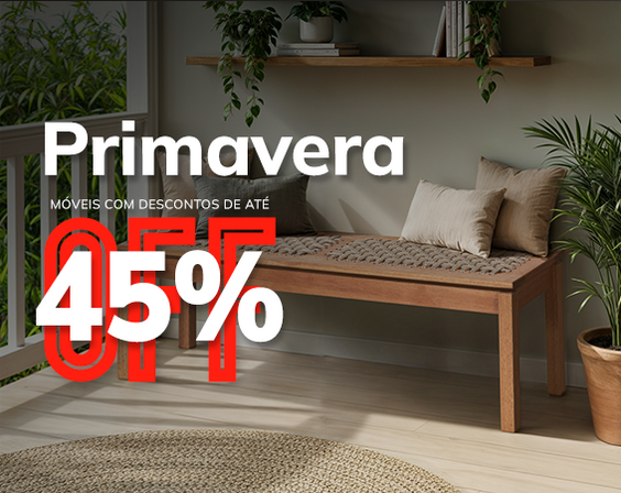 Móveis para varanda - aproveite a Primavera com 45% de desconto