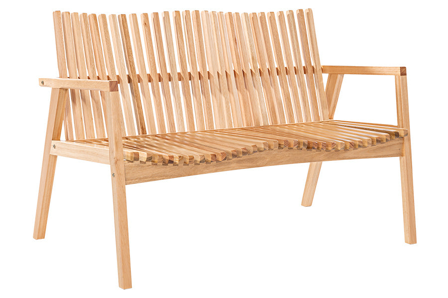 Vista em ângulo Banco 2 lugares Flutua Mel