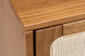 Sapateira de Madeira Serena - Mel detalhe do tampo