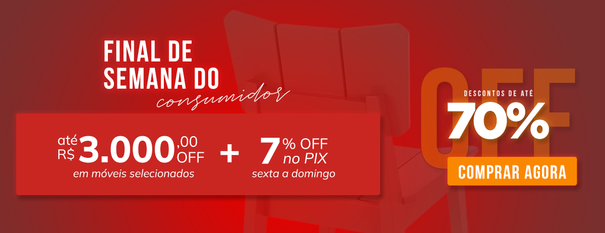 Final de semana do Consumidor com desconto no pix