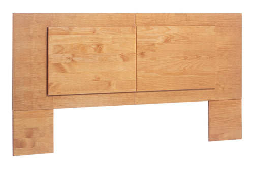 Foto em angulo cabeceira extensivel flat bali nozes