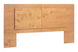 Foto em angulo cabeceira extensivel flat bali nozes