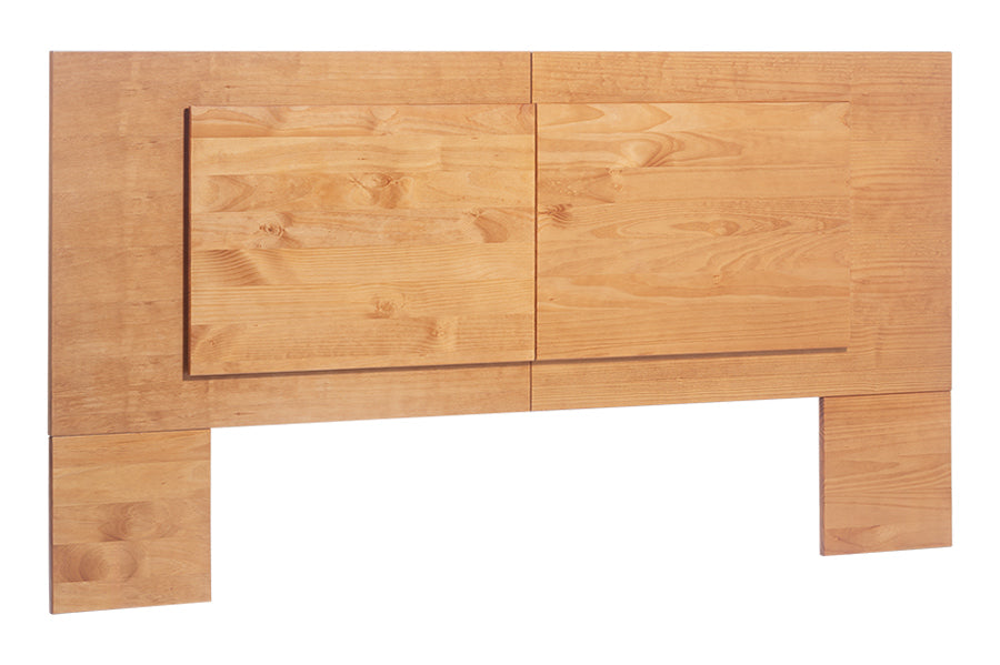 Foto em angulo cabeceira extensivel flat bali nozes